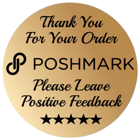 Thank You For Your Poshmark Purchase Labels Stickers 12 colors to choose from - Picture 6 of 14